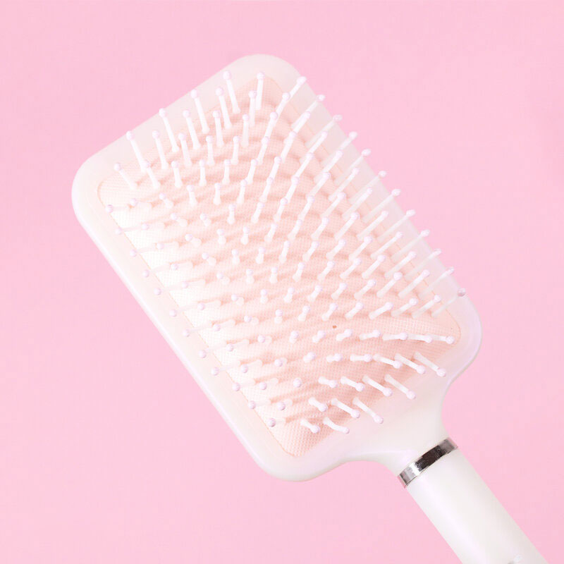 Konvy Square Air Cushion Massage Hair Comb #Pink