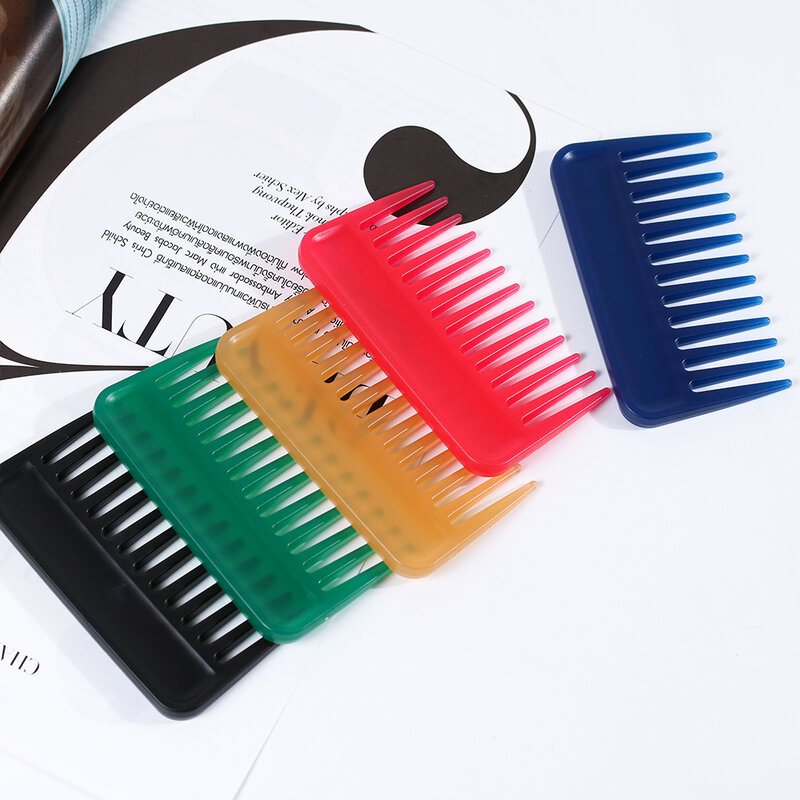 KVY Wide Tooth Detangling Short Comb #Light Brown