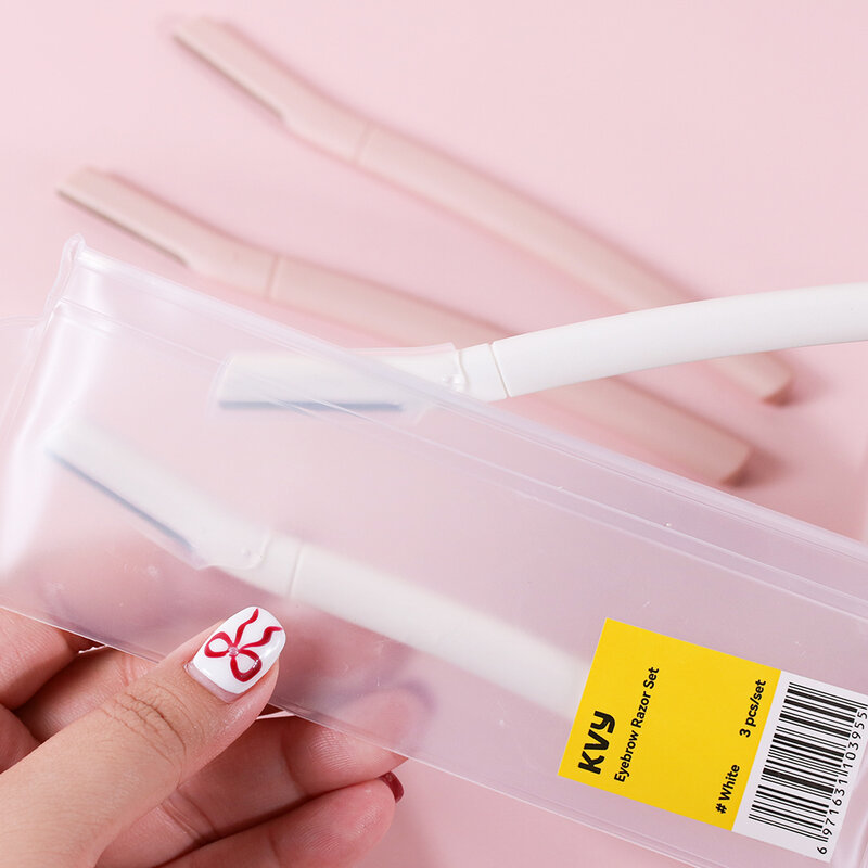 KVY Eyebrow Razor Set #White