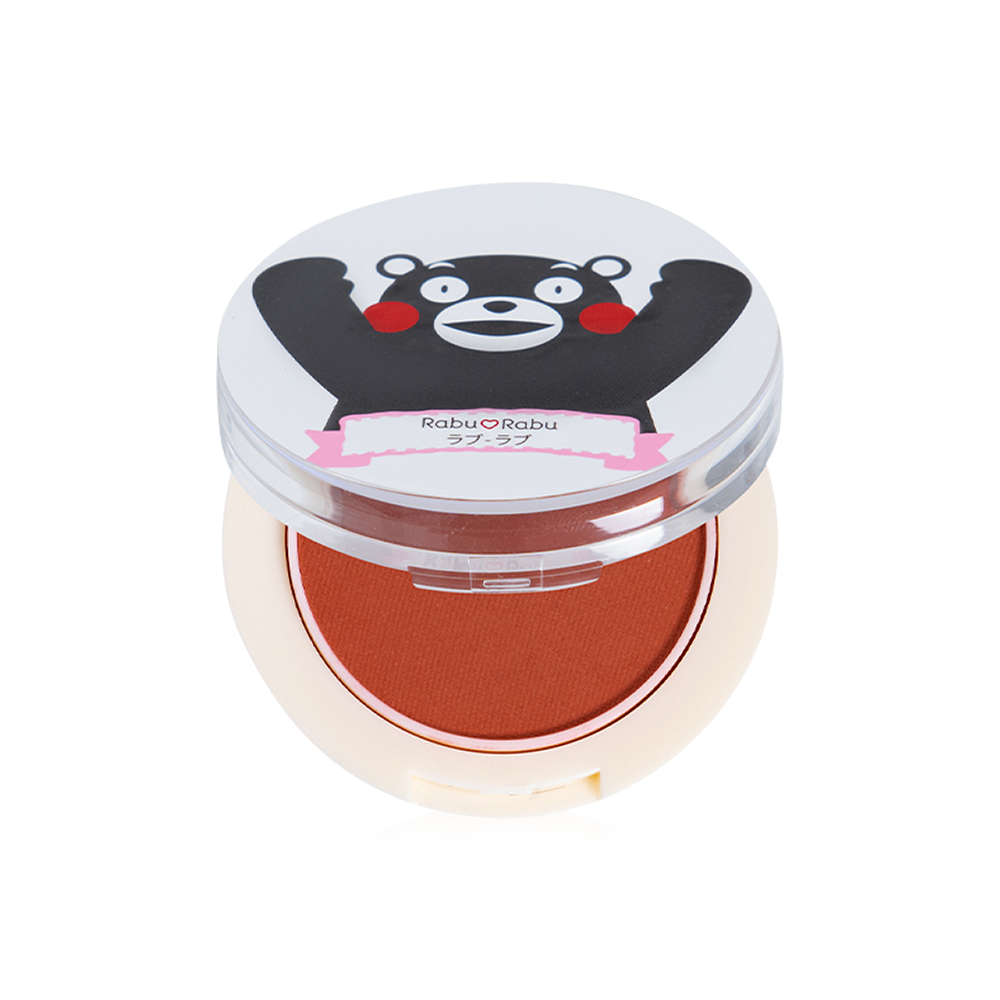 RABU RABU Kumamon Cheek Blush 4g #01 Brooklyn Orange
