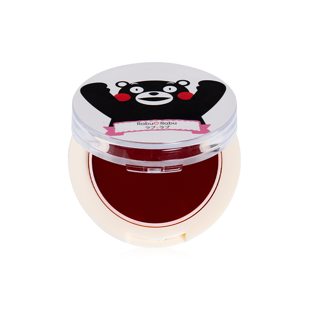 RABU RABU Kumamon Natural Look Cream Blush 3g #01 Yasmin Red