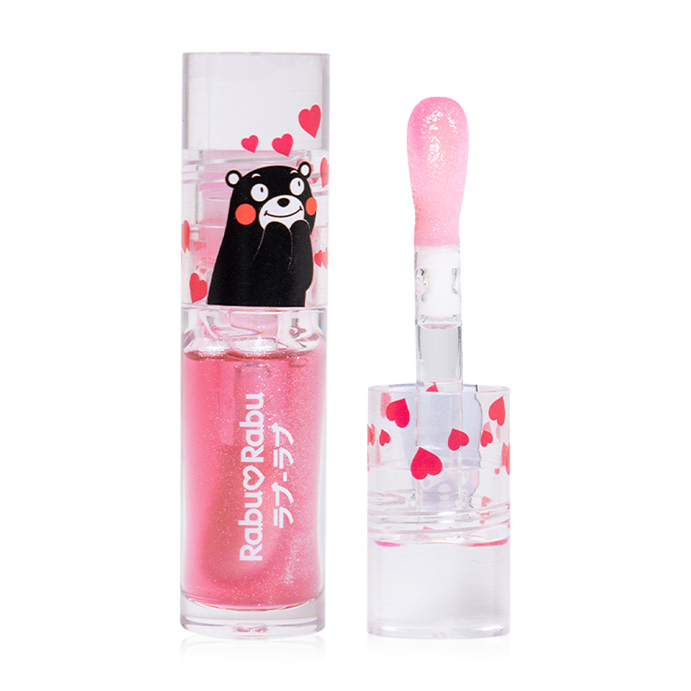 RABU RABU Kumamon Lip Oil 4g #03 Pink Rose