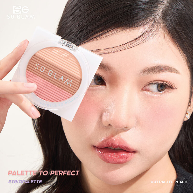 So Glam Palette To Perfect 9g #001 Pastel Peach