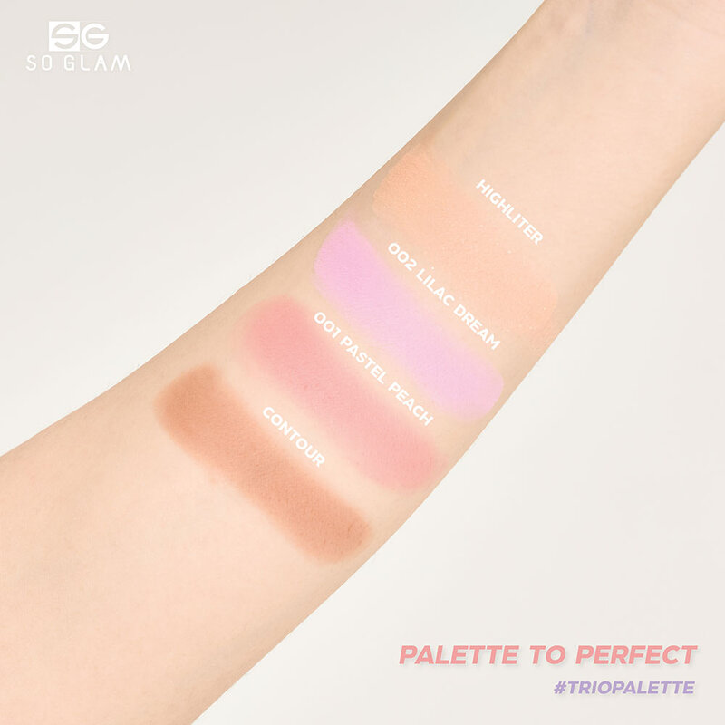 So Glam Palette To Perfect 9g #001 Pastel Peach
