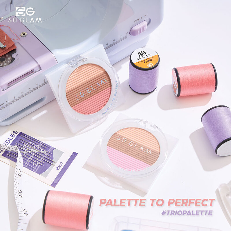 So Glam Palette To Perfect 9g #001 Pastel Peach