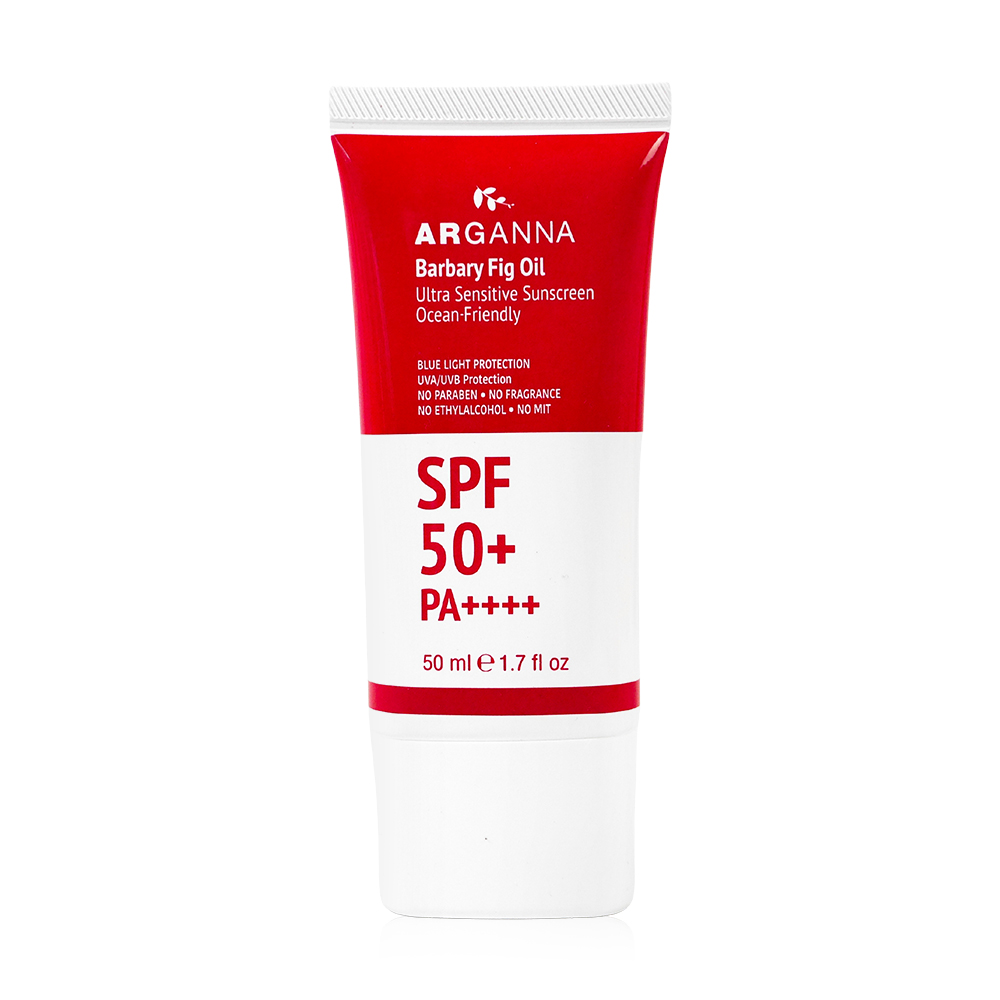 ARGANNA Barbary Fig Oil Ultra Sensitive Sunscreen Ocean-Friendly 50ml