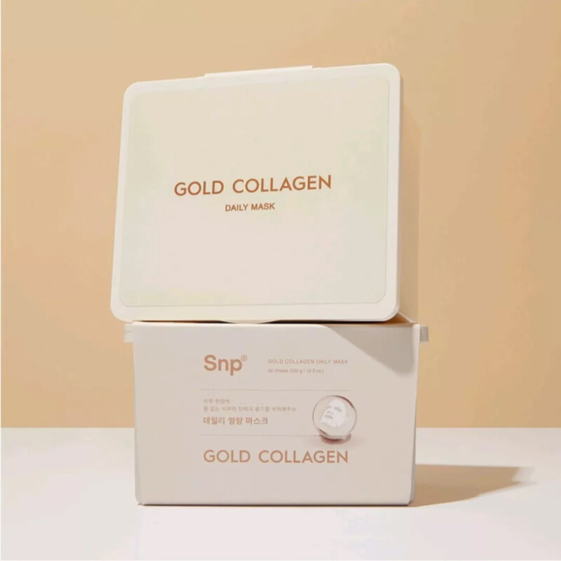 SNP Gold Collagen Daily Mask 350g [30 Sheets]