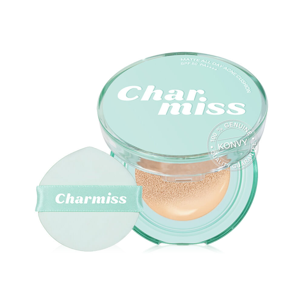 Charmiss Winステッカー ACNE CUSHION 02 　GMM) Charmiss Matte All Day Acne Cushion SPF50 PA++++ 8g #02 Natural Beige