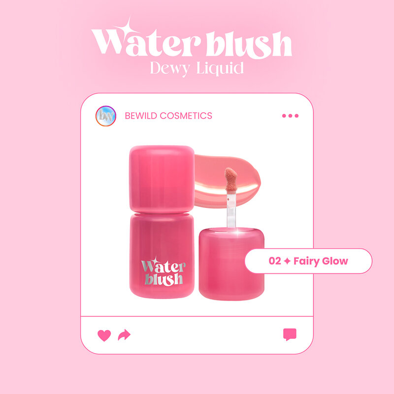 beWiLD Water Blush 12g #02 Fairy Glow