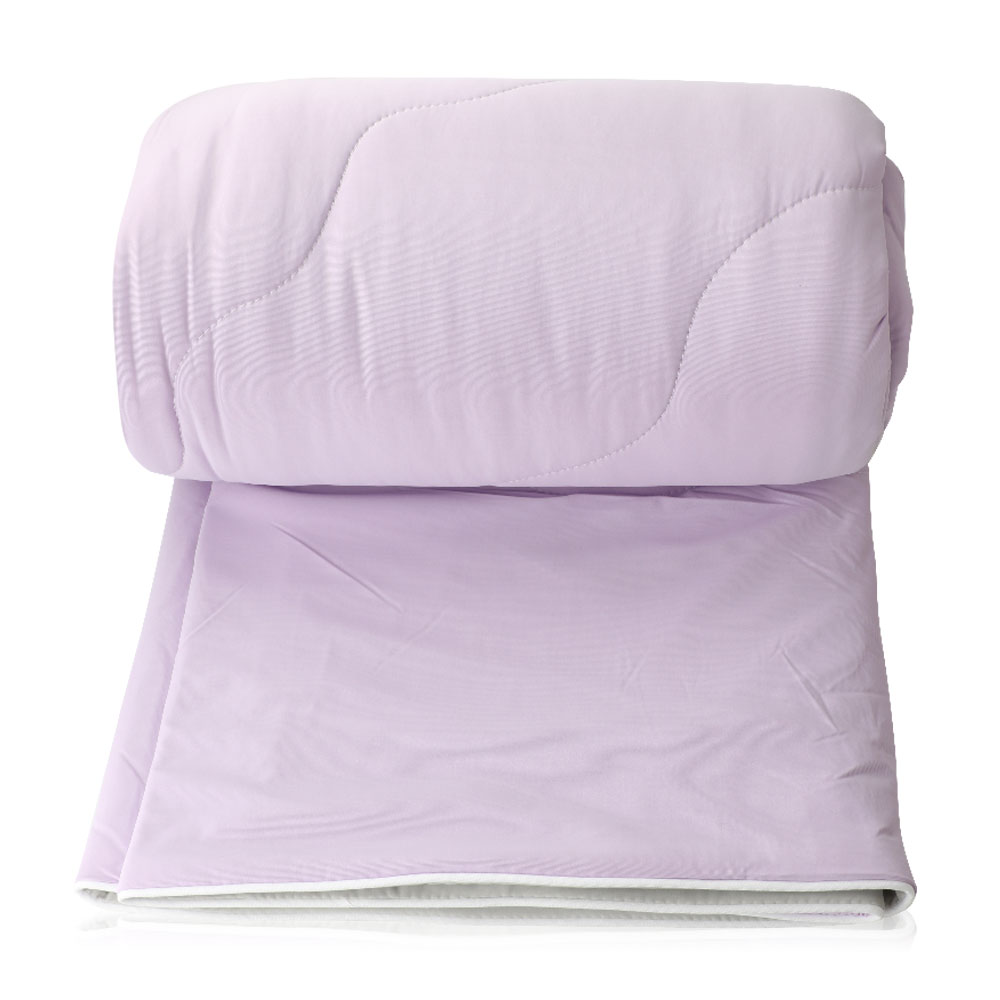 Konvy Cool-Summer Quilt 1pc #Purple & Gray