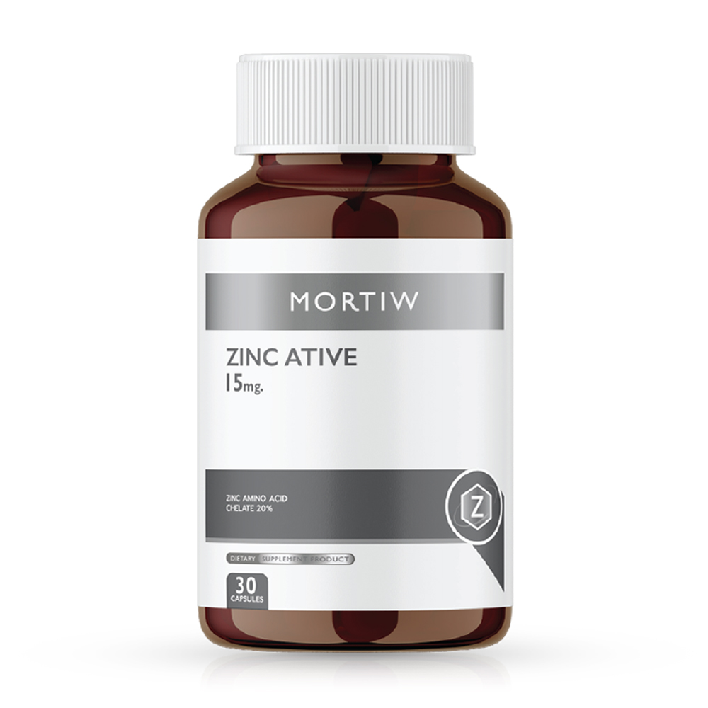 MORTIW Zinc Ative 15mg 30 Capsules