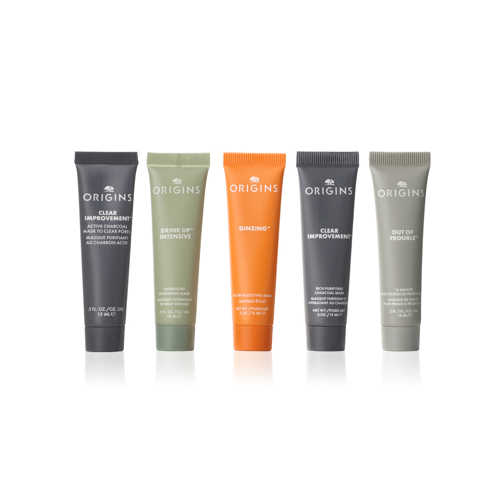 Origins Multi-Maskers Five Mini Masking Essentials Set 5 Items