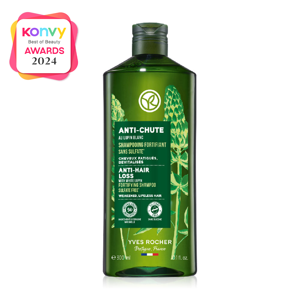 Yves Rocher Anti-Hair Loss With White Lupin Fortifying Shampoo 300ml