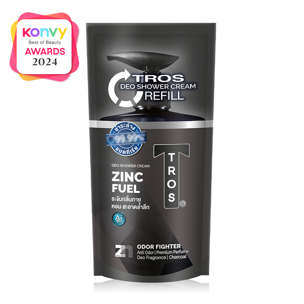 TROS Zinc Fuel Deo Shower Cream 400ml