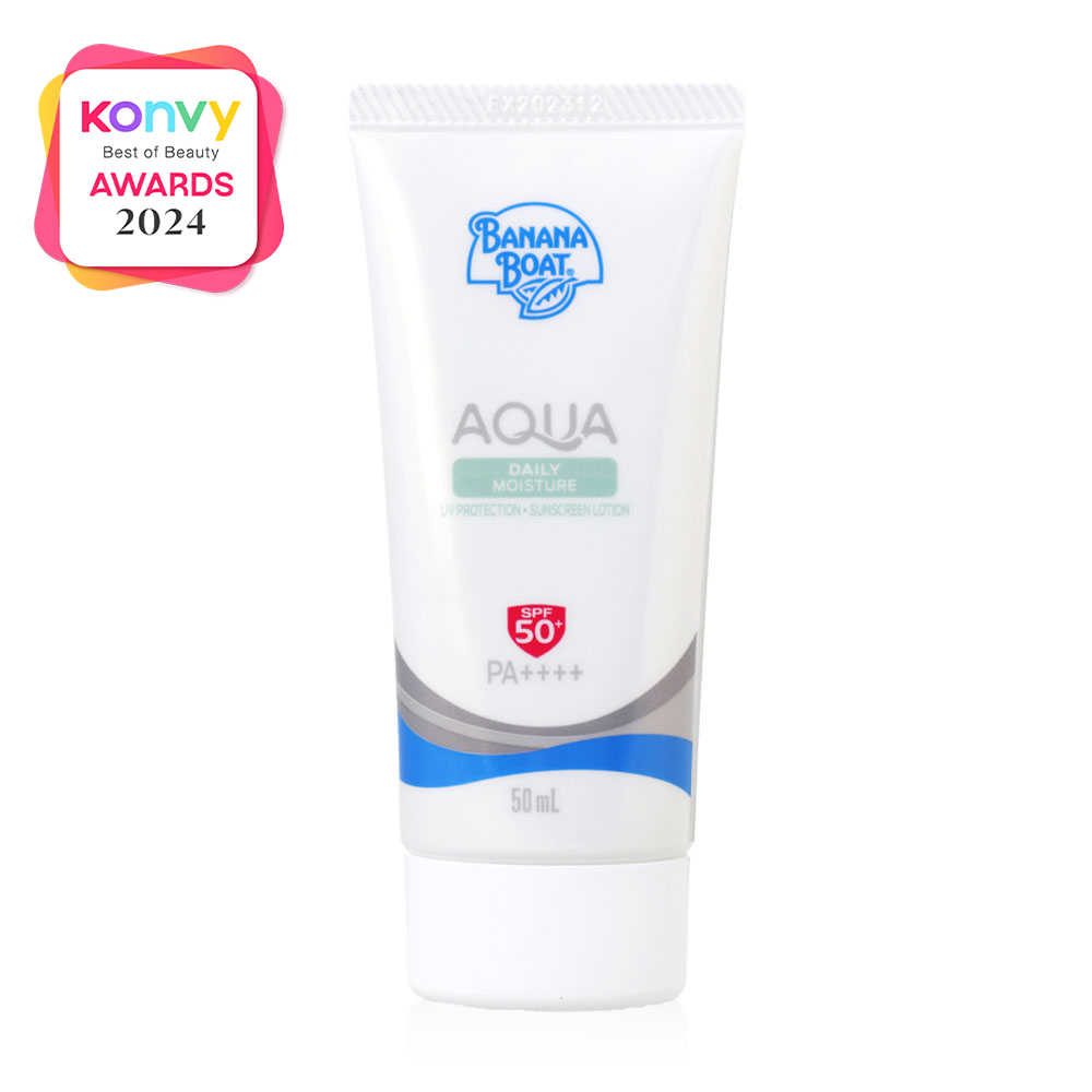Banana Boat Aqua Daily Moisture UV Protection Sunscreen Lotion SPF50+/PA++++ 50ml