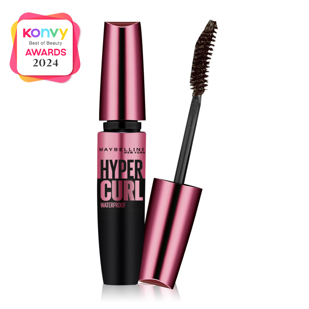 Maybelline New York The Hypercurl Waterproof Mascara 9.2ml #Brown