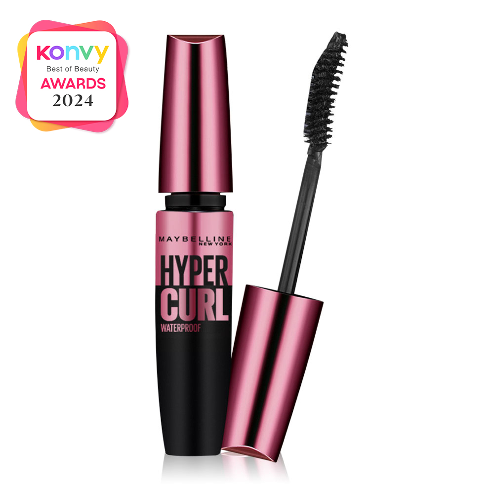 Maybelline New York The Hypercurl Waterproof Mascara 9.2ml #Black
