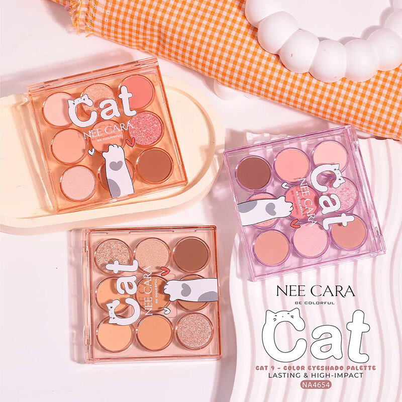 NEE CARA Cat 9-Color Eyeshadow 13.5g #02 Love