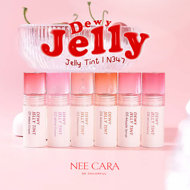 NEE CARA Dewy Jelly Tint 3g #02 Pink Guava