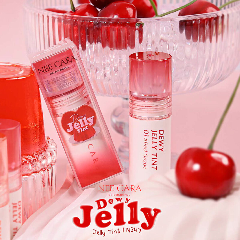 NEE CARA Dewy Jelly Tint 3g #02 Pink Guava