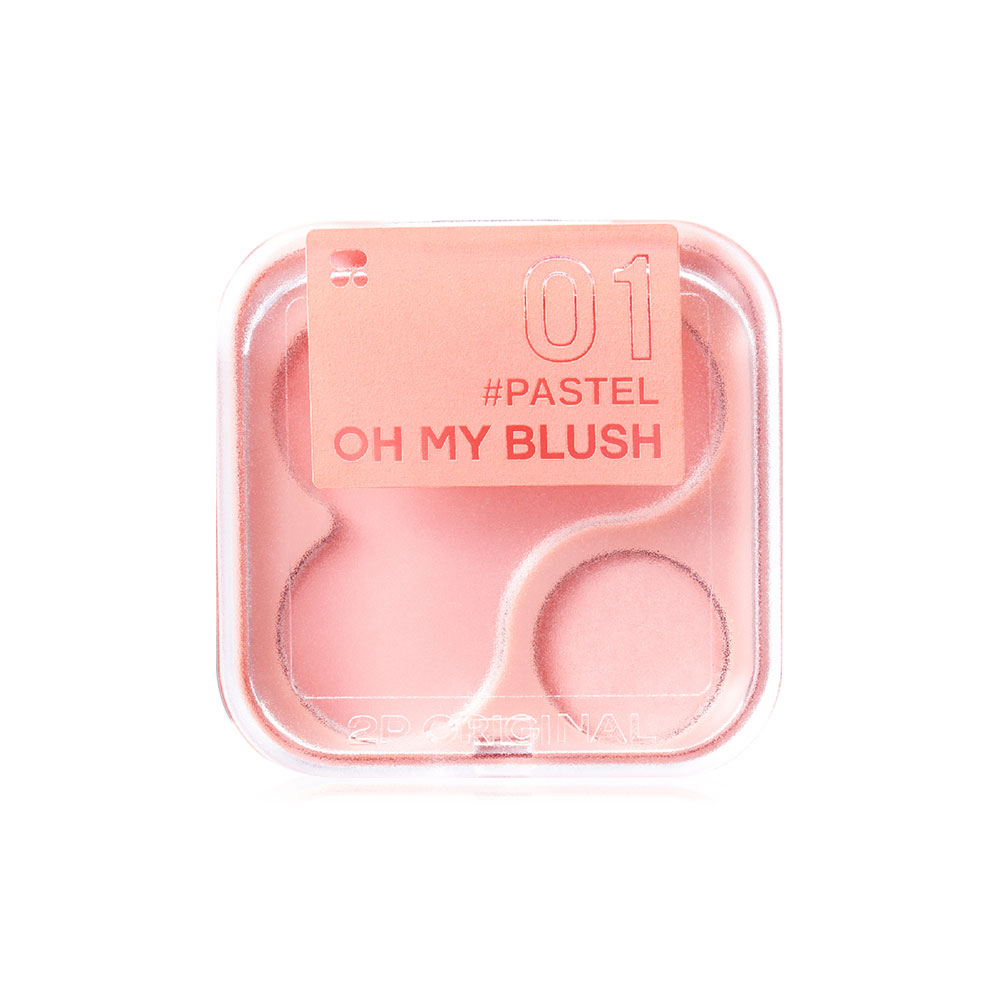 2P Original Oh My Blush 4.3g #01 Pastel