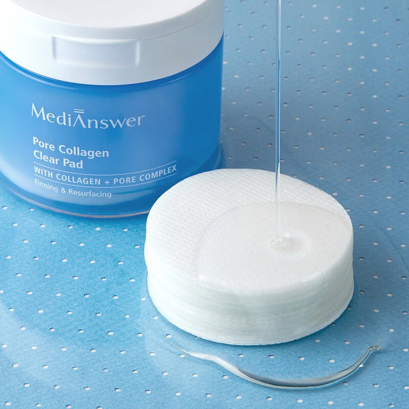 Medi Answer Pore Collagen Clear Pad 140ml [80 Pads] ( สินค้าหมดอายุ : 2026.03.27 ) 