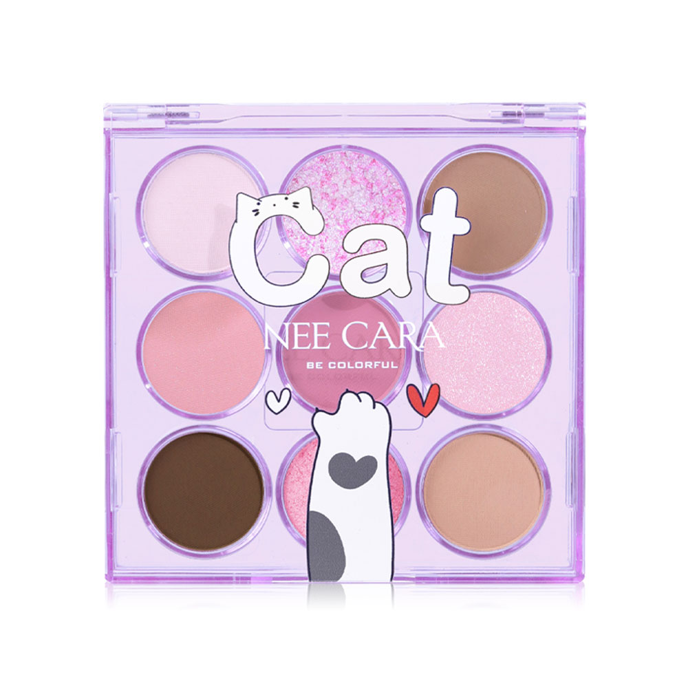 NEE CARA Cat 9-Color Eyeshadow 13.5g #02 Love