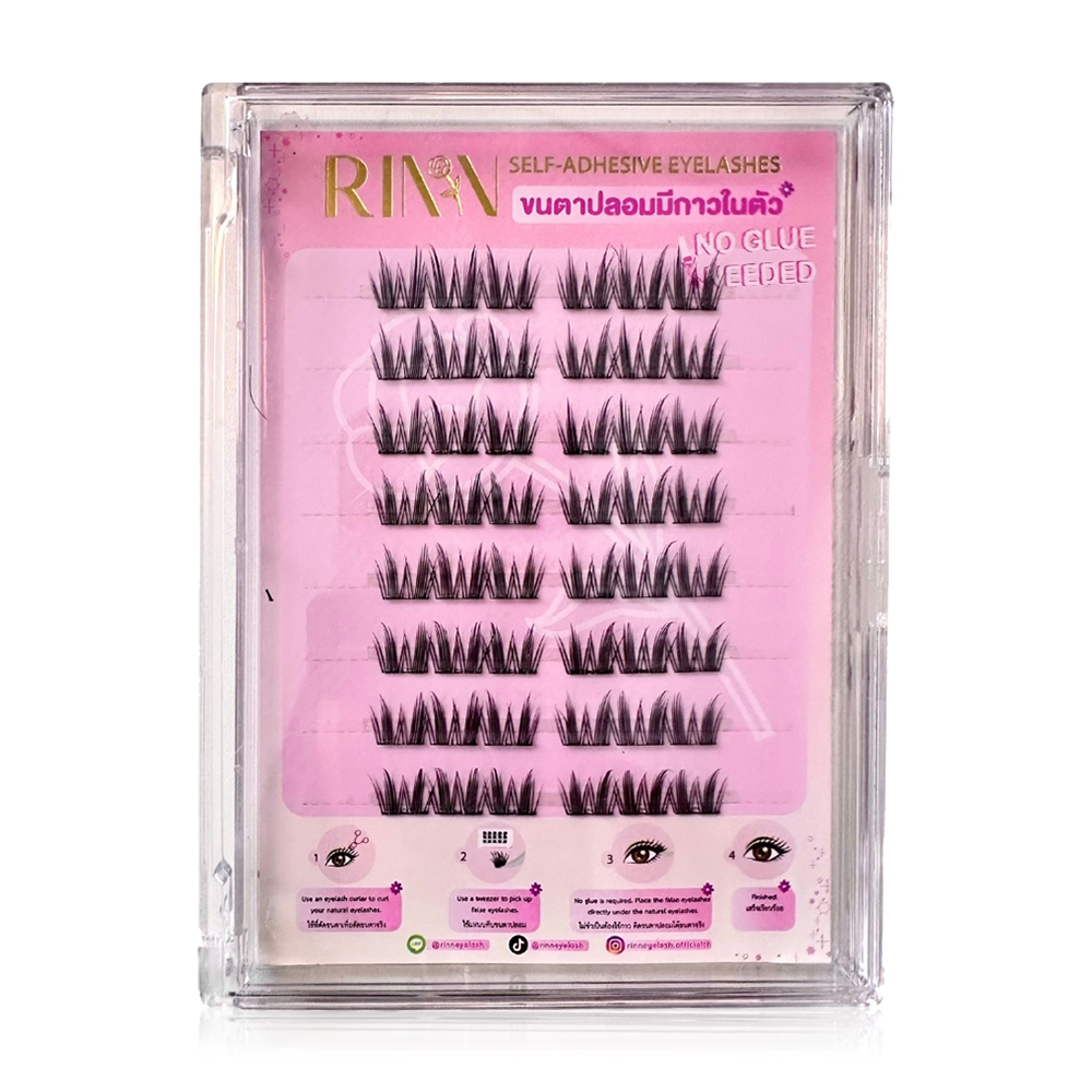 RINN Self-Adhesive Eyelashes 48pcs #14 Unchan