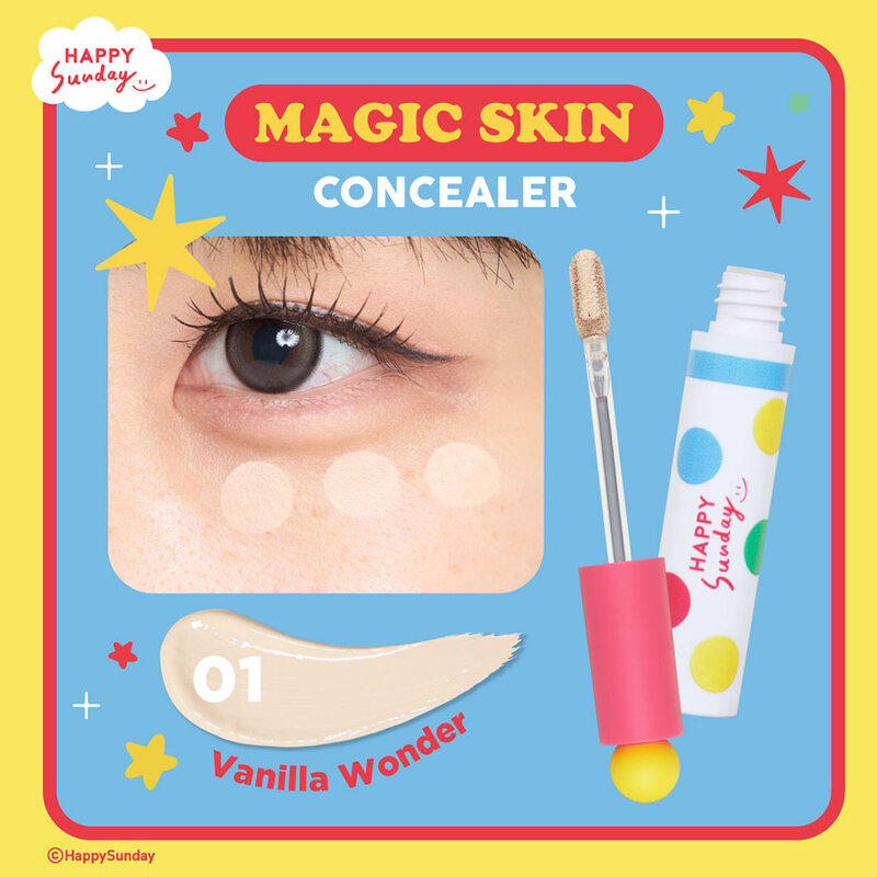 HAPPY SUNDAY Magic Skin Concealer 2.5g #01 Vanilla Wonder