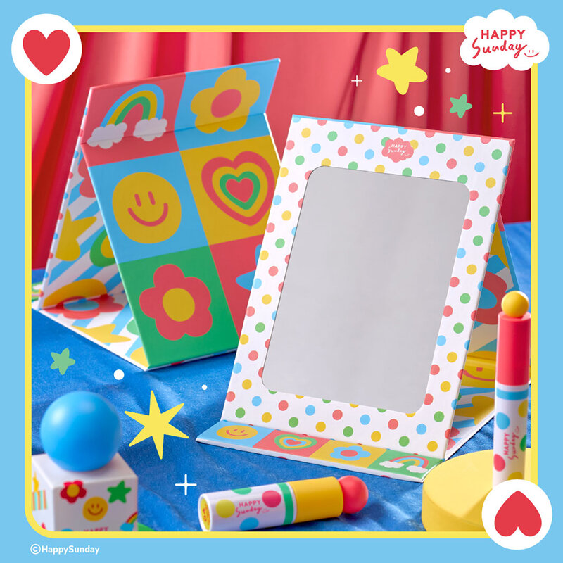 HAPPY SUNDAY Magic Bling Bling Mirror 1pc