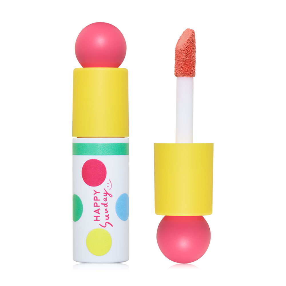 HAPPY SUNDAY Magic Color Blush 10g #04 Orange Potion