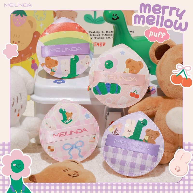 Mei Linda Merry Mellow Puff 1pc #01 Peach