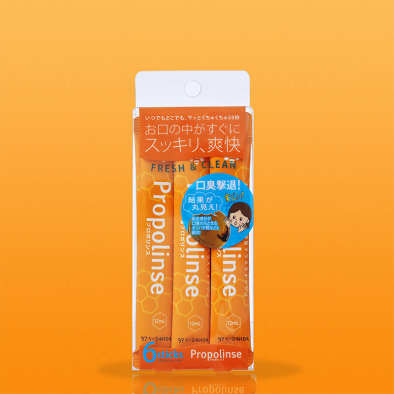PROPOLINSE Mouthwash Stickpouch [12ml x 6 Sticks]