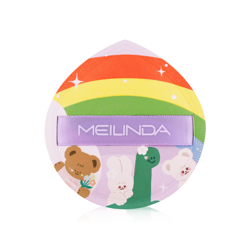 Mei Linda Merry Mellow Puff 1pc #03 Rainbow