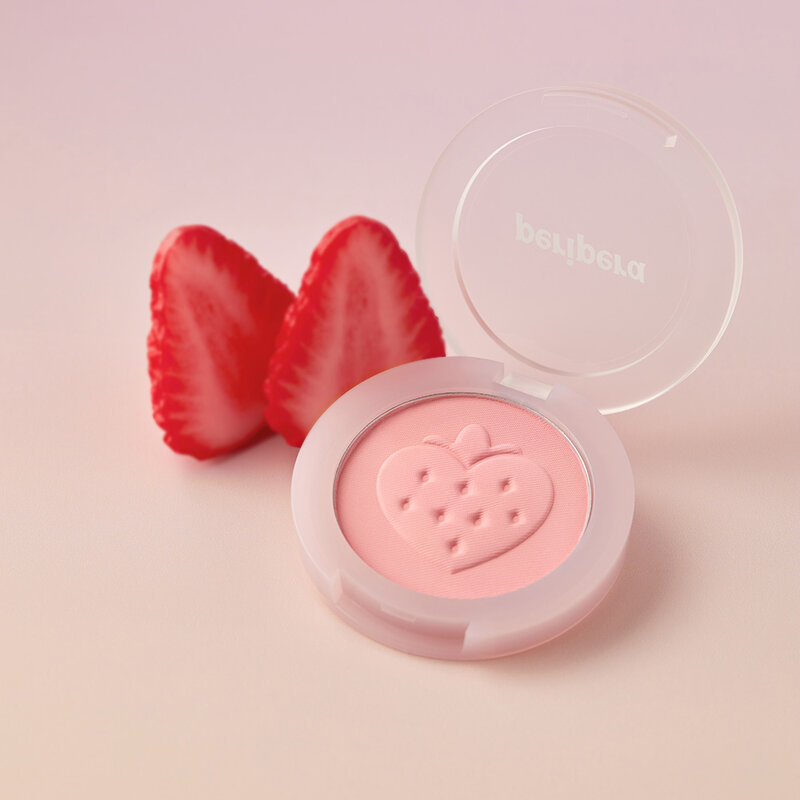Peripera Pure Blushed Sunshine Cheek Soft Berry 4.2g #27 Strawberry Pink