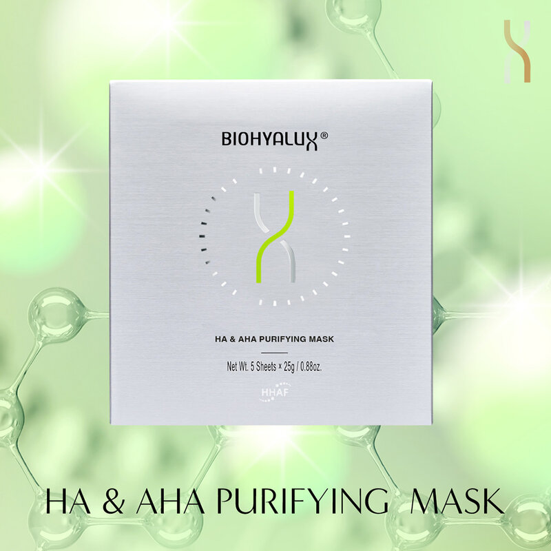 Biohyalux HA & AHA Purifying Mask [25g x 5 Sheets]