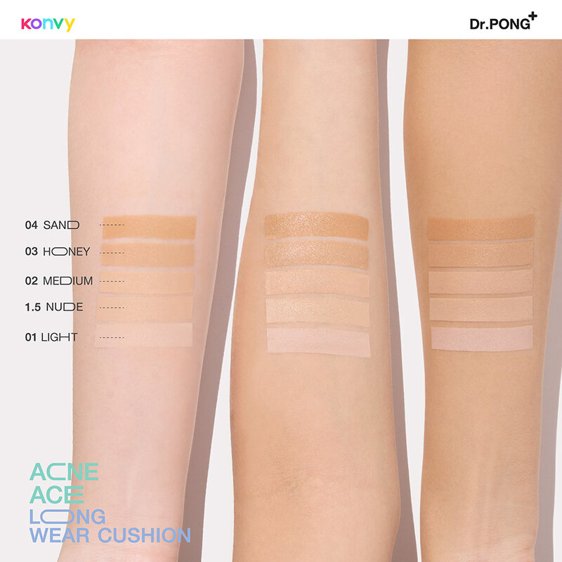 Dr.PONG Acne Ace Longwear Cushion 15g #03 Honey