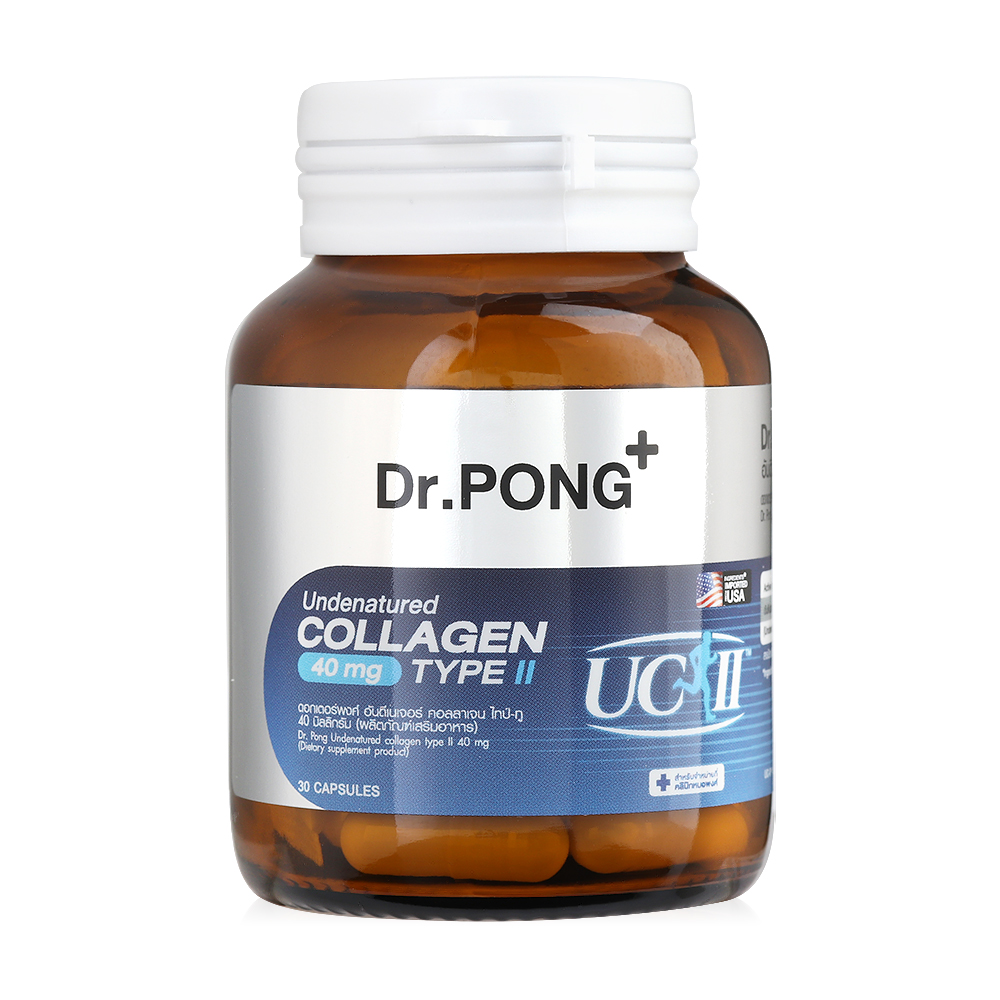 Dr.PONG Undenatured Collagen Type II 40mg 30 Capsules