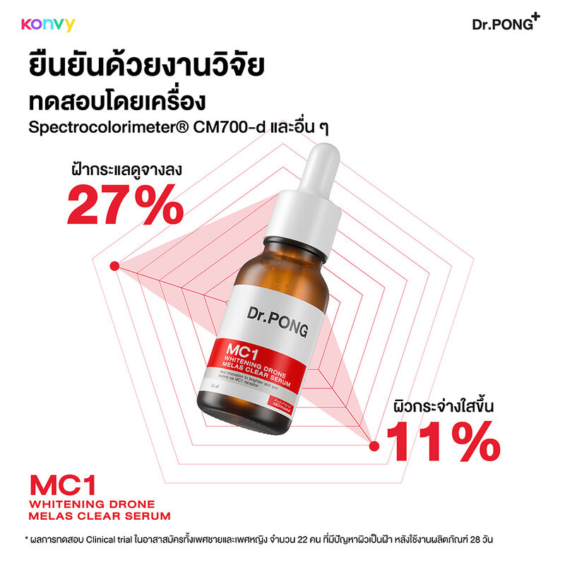 Dr.PONG Mc1 Whitening Drone Melas Clear Serum 16ml