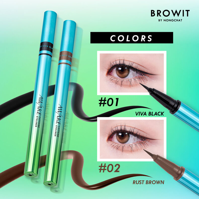 Browit Awake Caffeine Eyeliner 0.5ml #Rust Brown