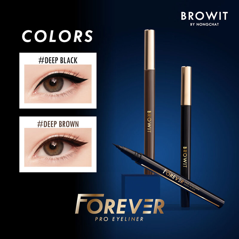 Browit Forever Pro Eyeliner 0.55ml #Deep Black