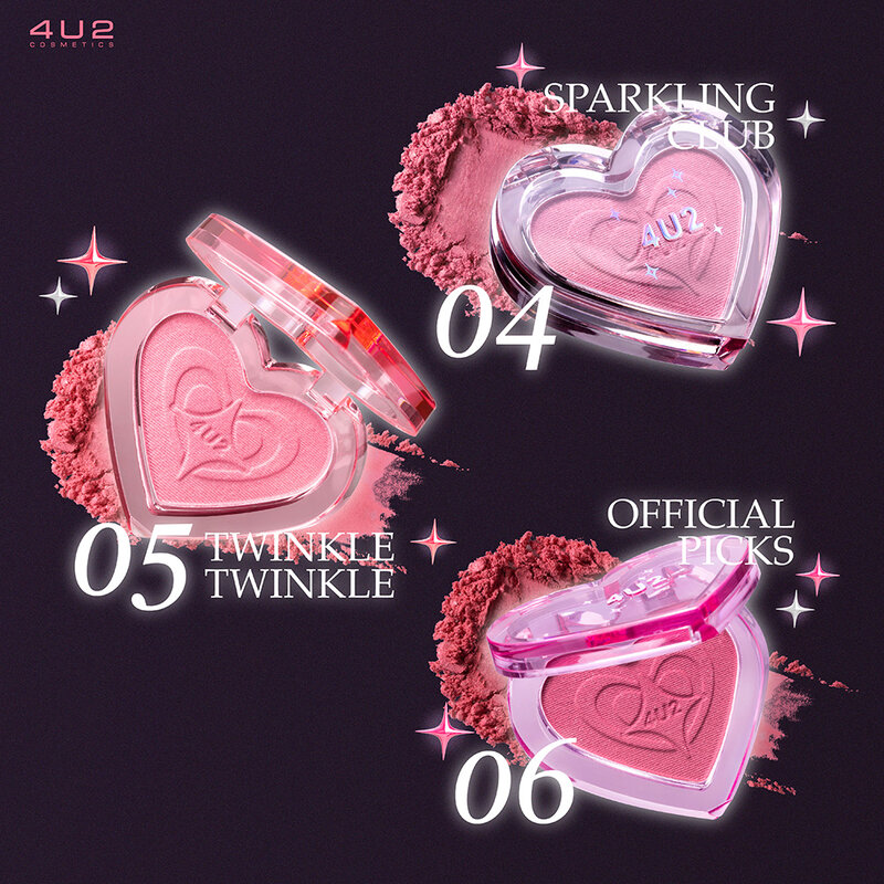 4U2 Heart Blush 3.4g #06 Official Picks