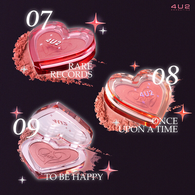 4U2 Heart Blush 3.4g #09 To Be Happy
