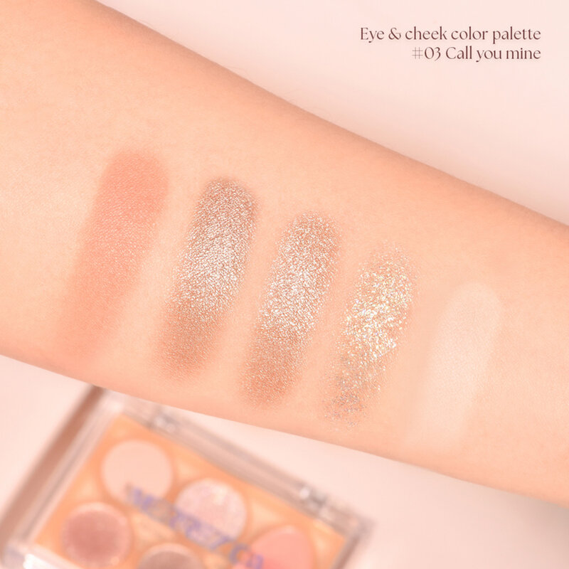 Merrezca Eye & Cheek Color Palette 3.8g #03 Call You Mine