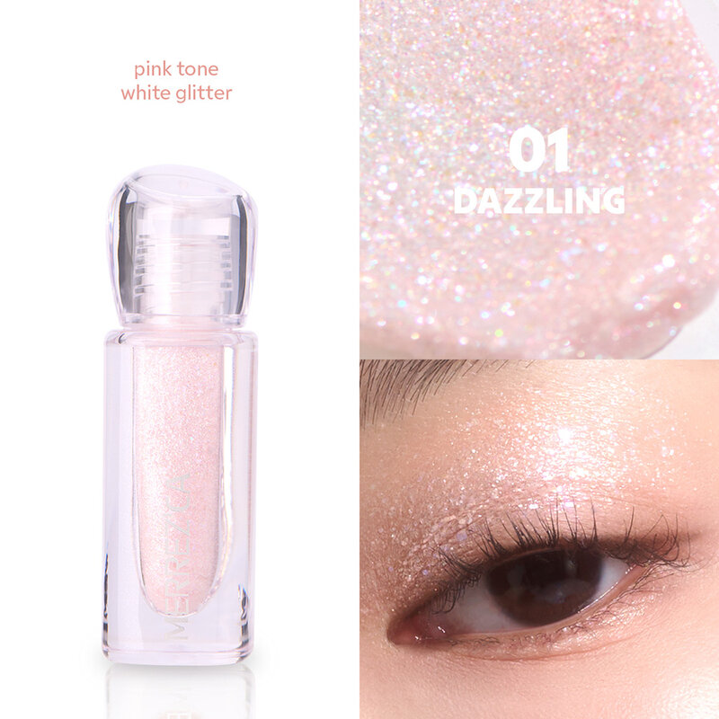 Merrezca Liquid Glitter Eyeshadow 5g #01 Dazzling