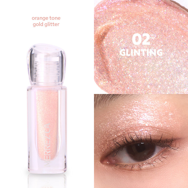 Merrezca Liquid Glitter Eyeshadow 5g #02 Glinting