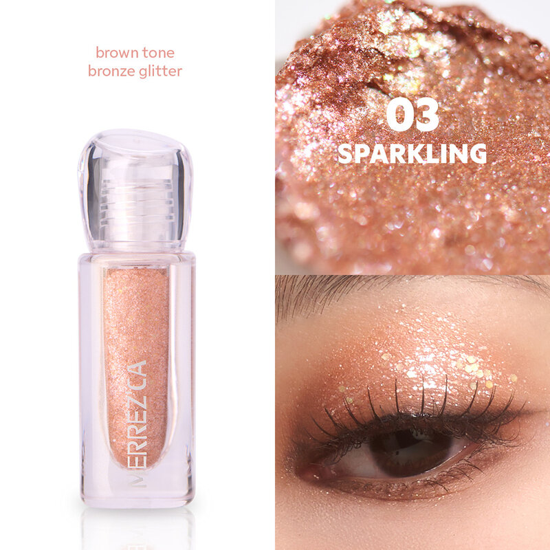 Merrezca Liquid Glitter Eyeshadow 5g #03 Sparkling