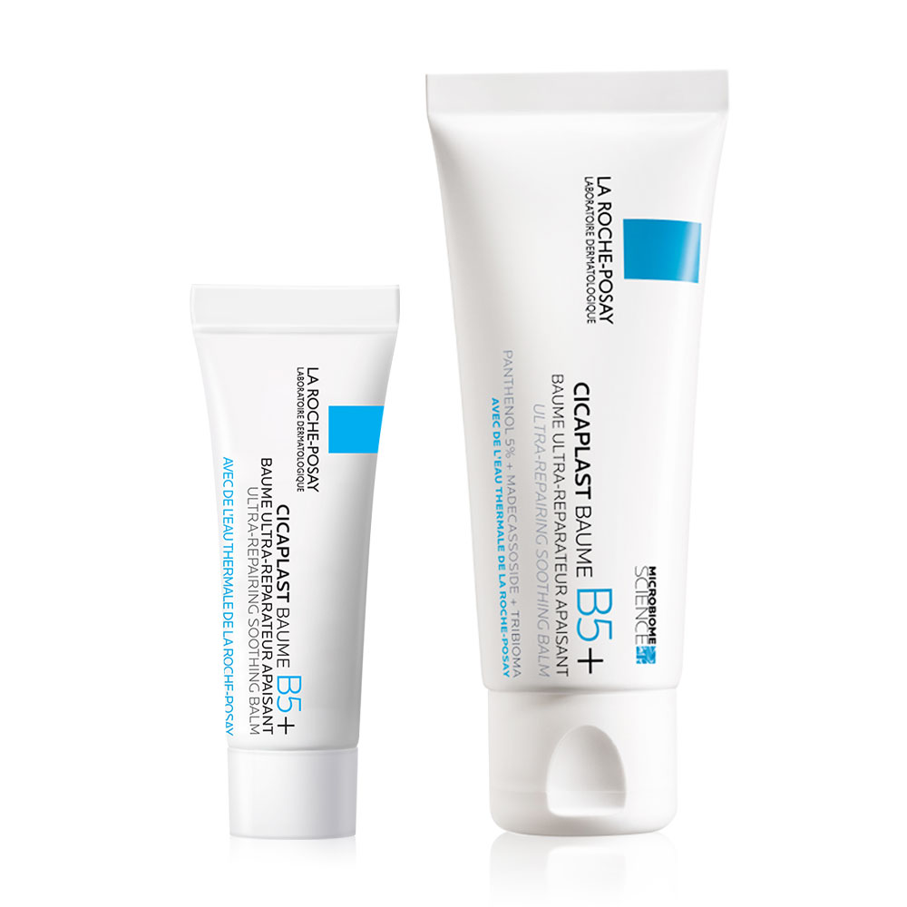 La Roche Posay Cicaplast Baume B5+ [40ml x 2pcs] [Free! La Roche Posay Cicaplast Baume B5+ [3ml x 3pcs]]