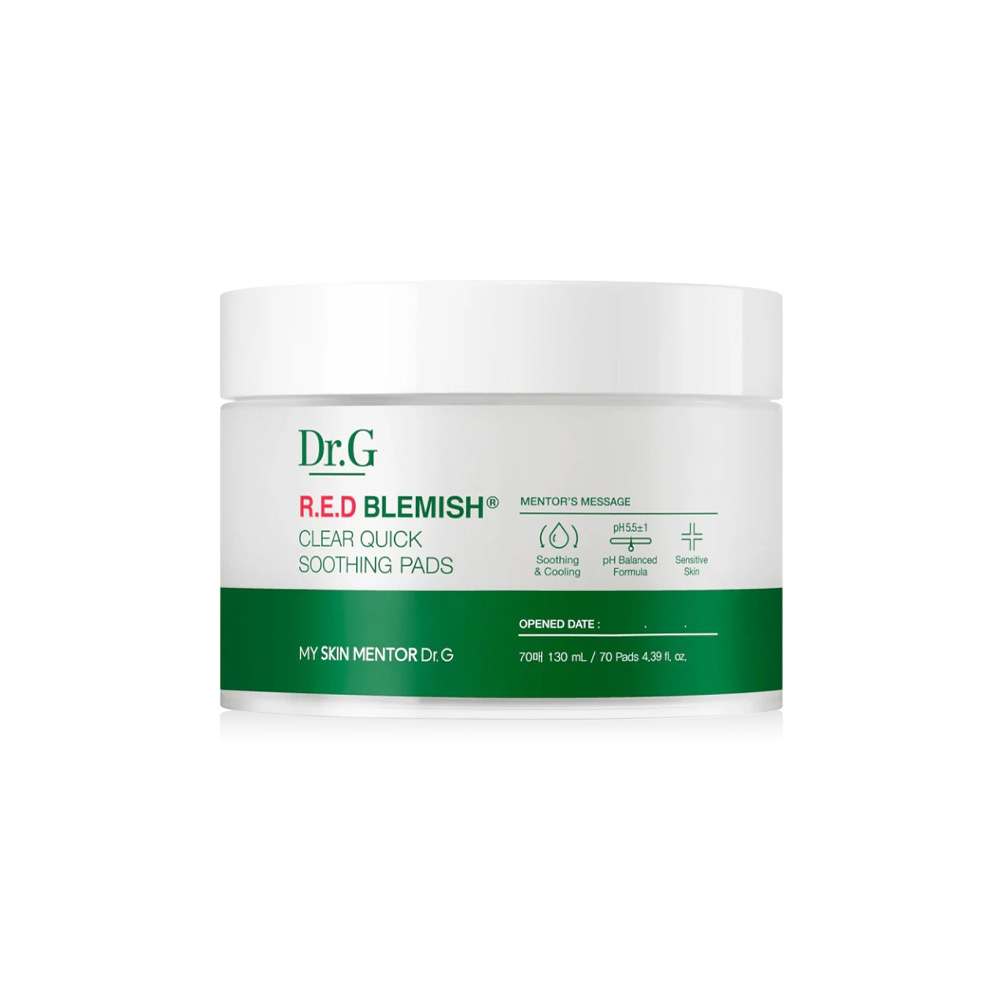 Dr.G R.E.D Blemish Clear Quick Soothing Pads 130ml [70 Pads]