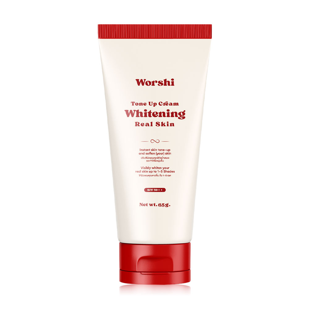 Worshi Tone UP Cream Whitening Real Skin SPF50 PA++ 65g #02 Waffle Honey